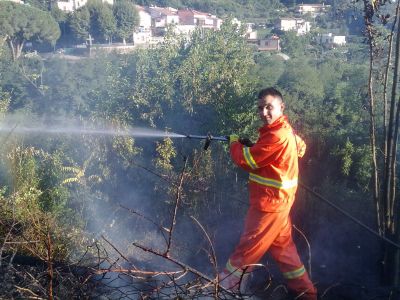 Operatore AIB Daniele Bellopede