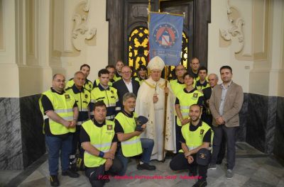 Benedizione del nuovo Gonfalone della Protezione Civile.