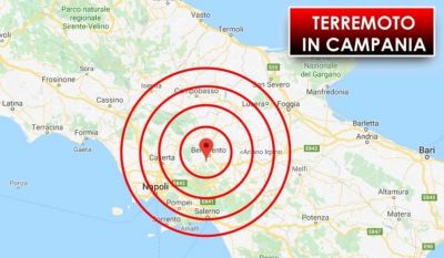 Terremoto nel salernitano.