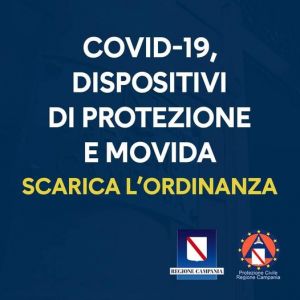 COVID19, ORDINANZA N.19 DEL 25 GIUGNO 2021: DISPOSITIVI DI PROTEZIONE E MOVIDA
