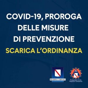 COVID19, FIRMATA L'ORDINANZA N. 25/2021: PROROGA DELLE MISURE DI PREVEZIONE