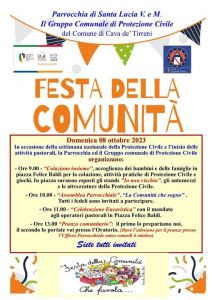 Settimana nazionale della Protezione Civile - Festa di comunit&agrave;.