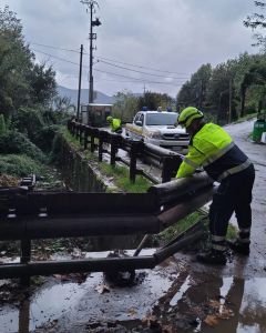 Controllo zone rosse a rischio idrogeologico.