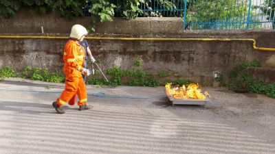 Prova pratica  per addetto Antincendio  livello 3.