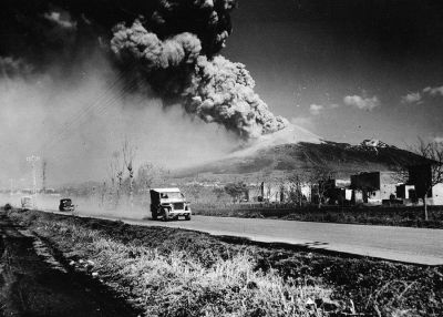 18 marzo 1944, eruzione del Vesuvio.