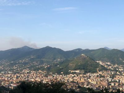 Incendio al Parco naturale Diecimare