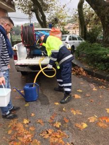 Monitoraggi zone rosse e distribuzione acqua