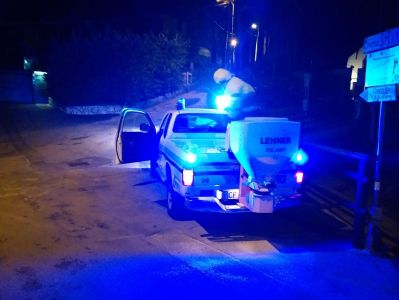 Allerta neve/gelo. Interventi della Protezione Civile comunale.