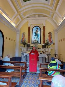 CAVA DE' TIRRENI: LA SANTA MESSA DALLA CAPPELLA DI SANT'ADJUTORE E LA "BENEDIZIONE EUCARISTICA" ALLA VALLE METELLIANA